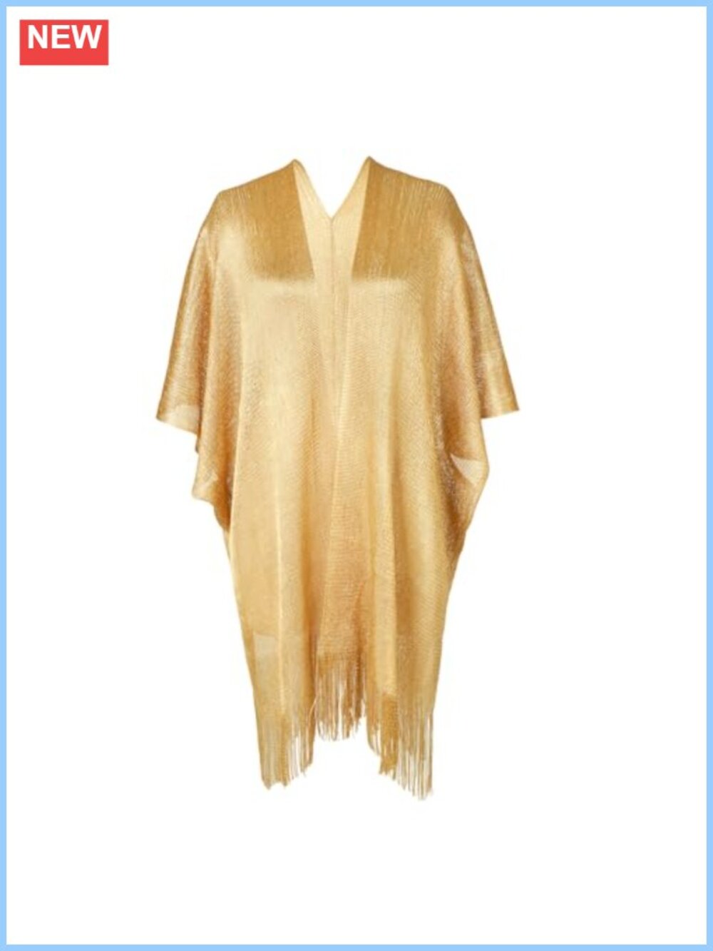 Sparkle Metallic Evening Shawl Wrap Open Front Cape Coverup